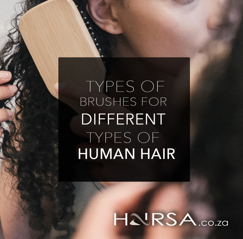 Types of brushes for human hair wigs