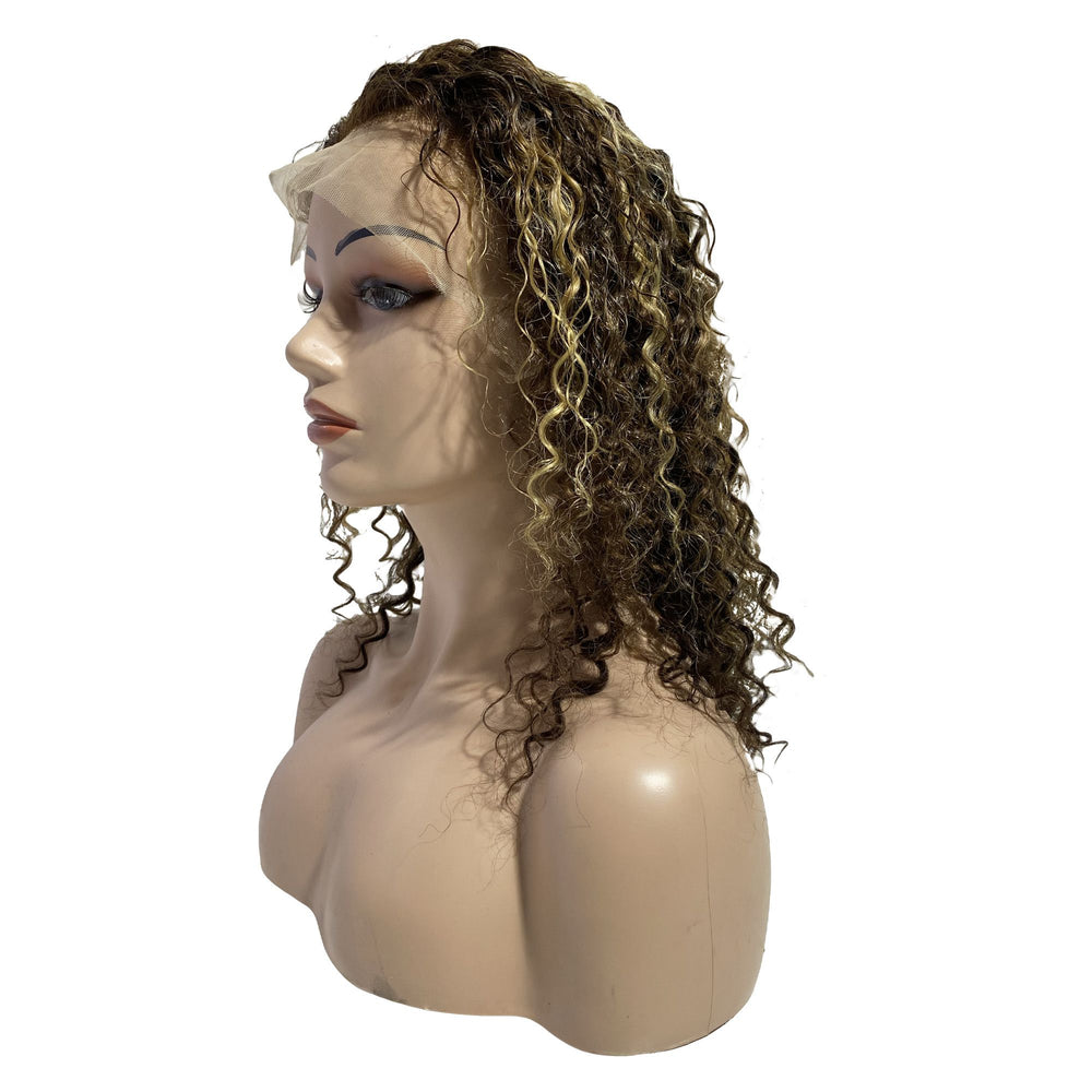 24" Loose Deep Frontal Lace Wig - #Highlight - 13A Grade_Side