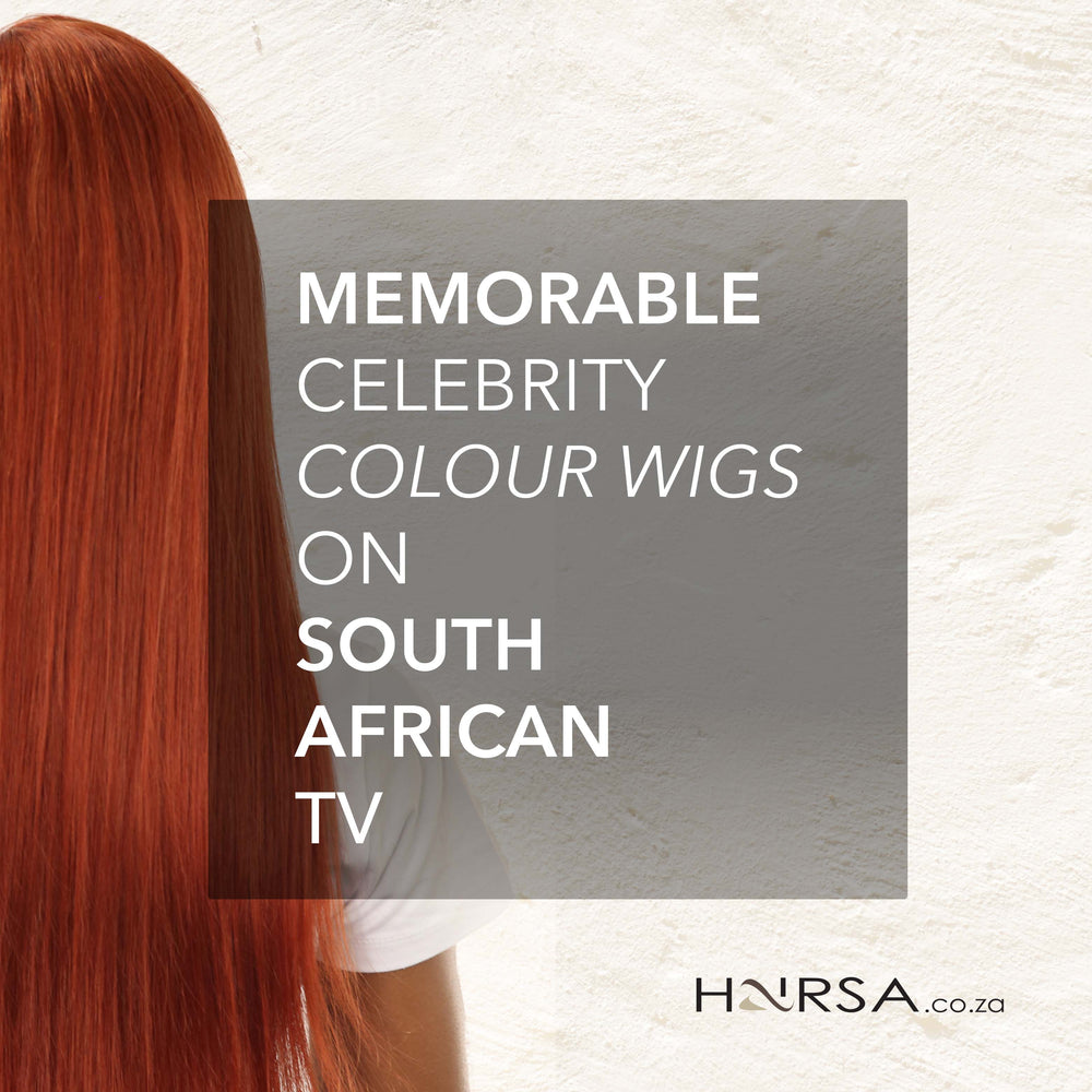 Memorable celebrity colour wigs on South African TV