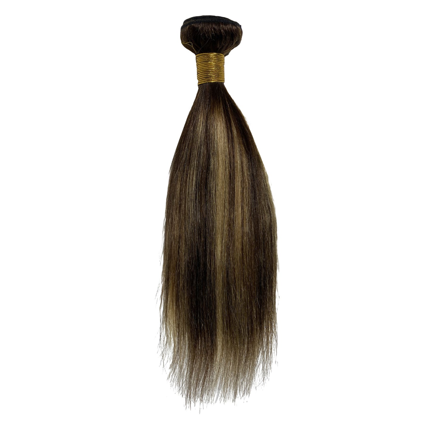 12" Straight Human Hair Bundle - # Highlight - 13A Grade