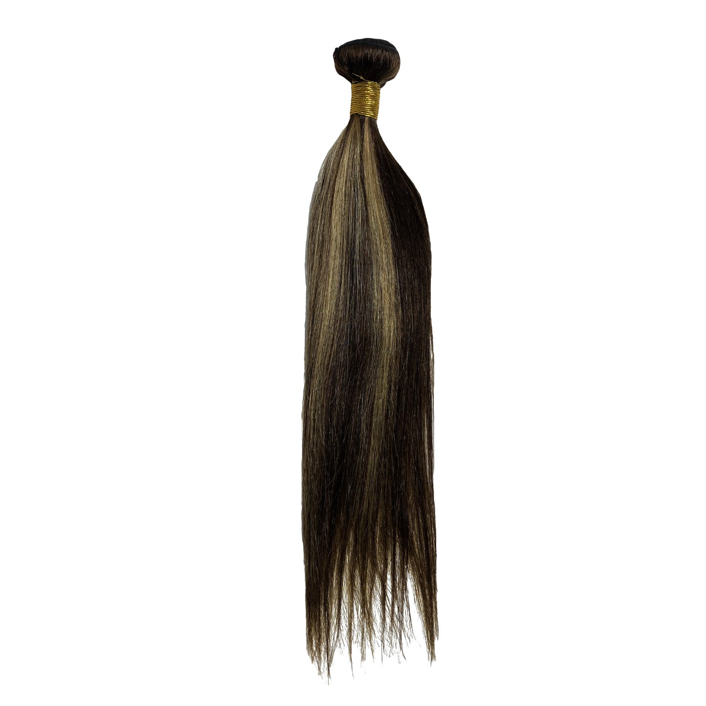 18" Straight Human Hair Bundle - # Highlight - 13A Grade