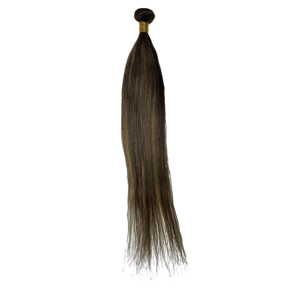 20" Straight Human Hair Bundle - # Highlight - 13A Grade
