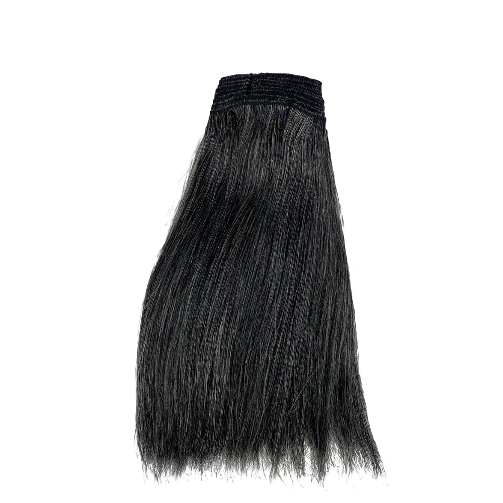 08" Straight Human Hair Bundle - #Grey - 13A Grade