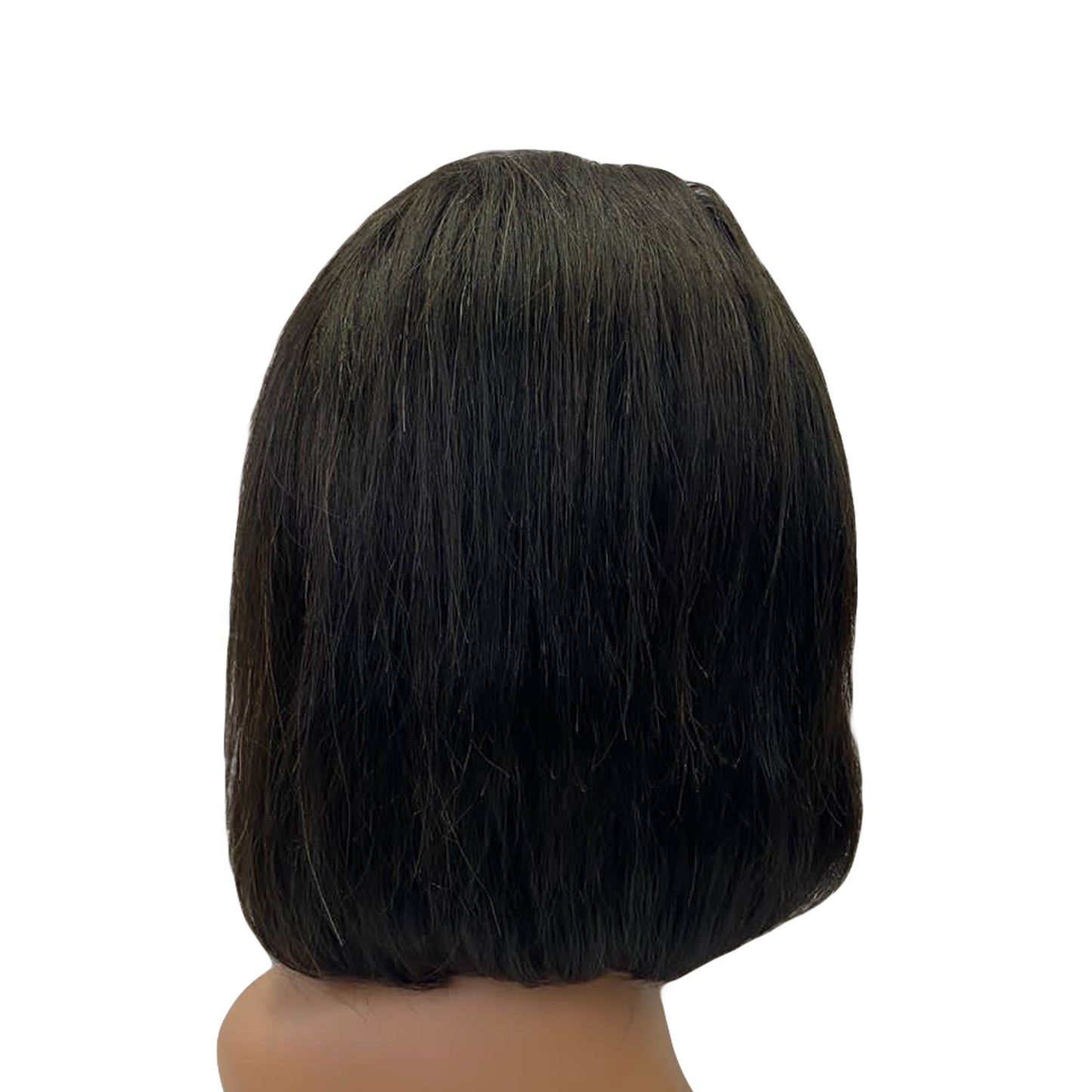 
                  
                    10" Straight Human Hair Bob Lace Frontal Wig - 1# Black - 13A Grade-back
                  
                