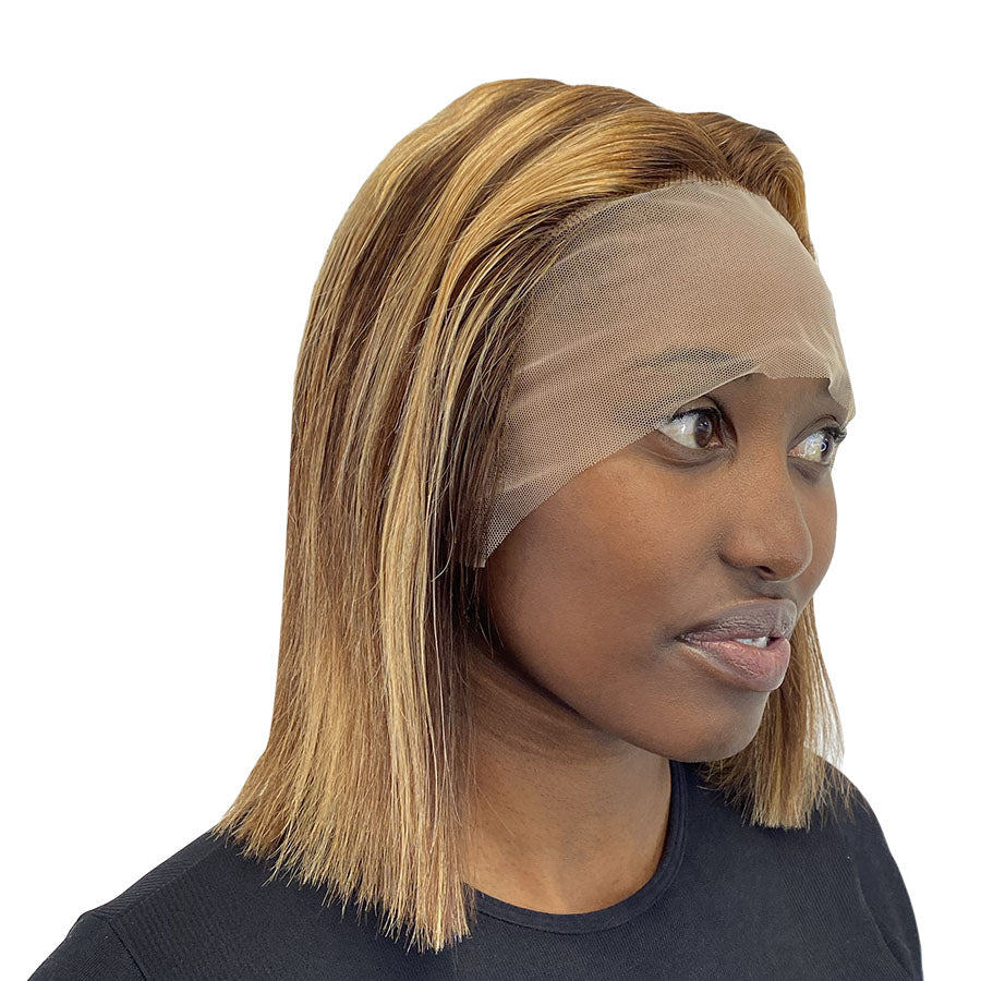 
                  
                    10" Straight Hair T-Part Lace  Wig - # Highlight- 13A Grade
                  
                