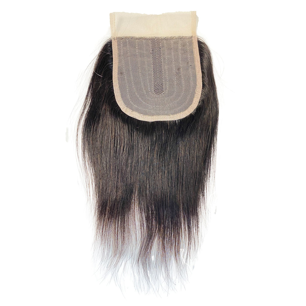 Straight Human Hair Closure - 1# Black - 13A Grade | hairsa.co.za | back