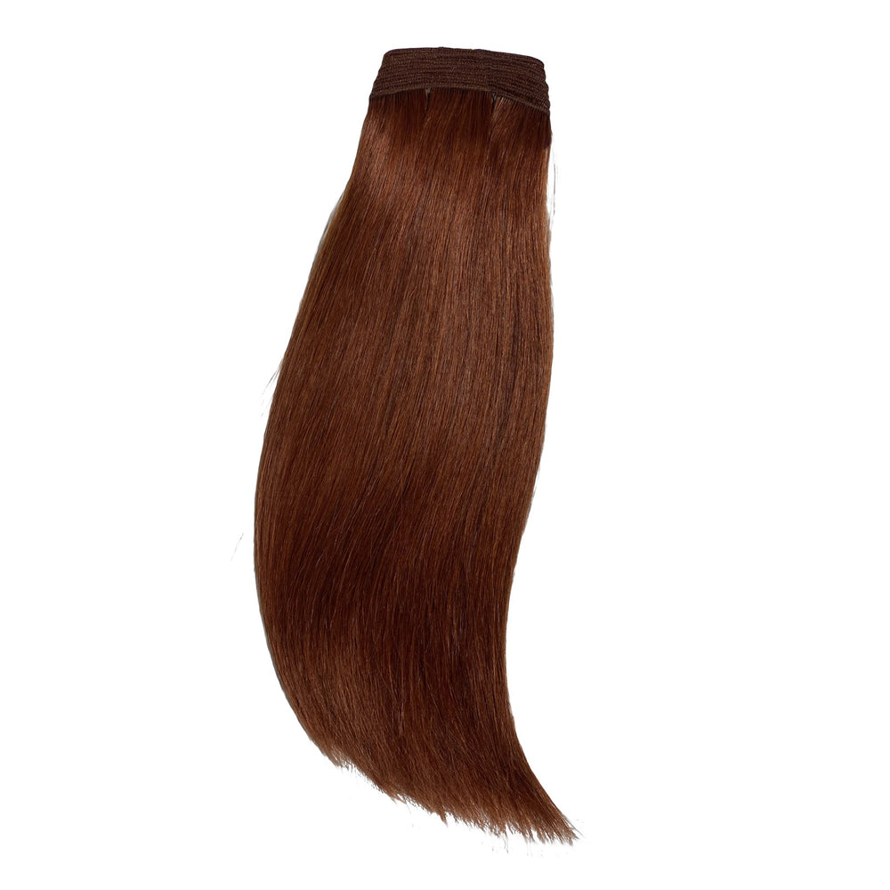 16" Straight Hair Bundle - #Brown - 13A Grade