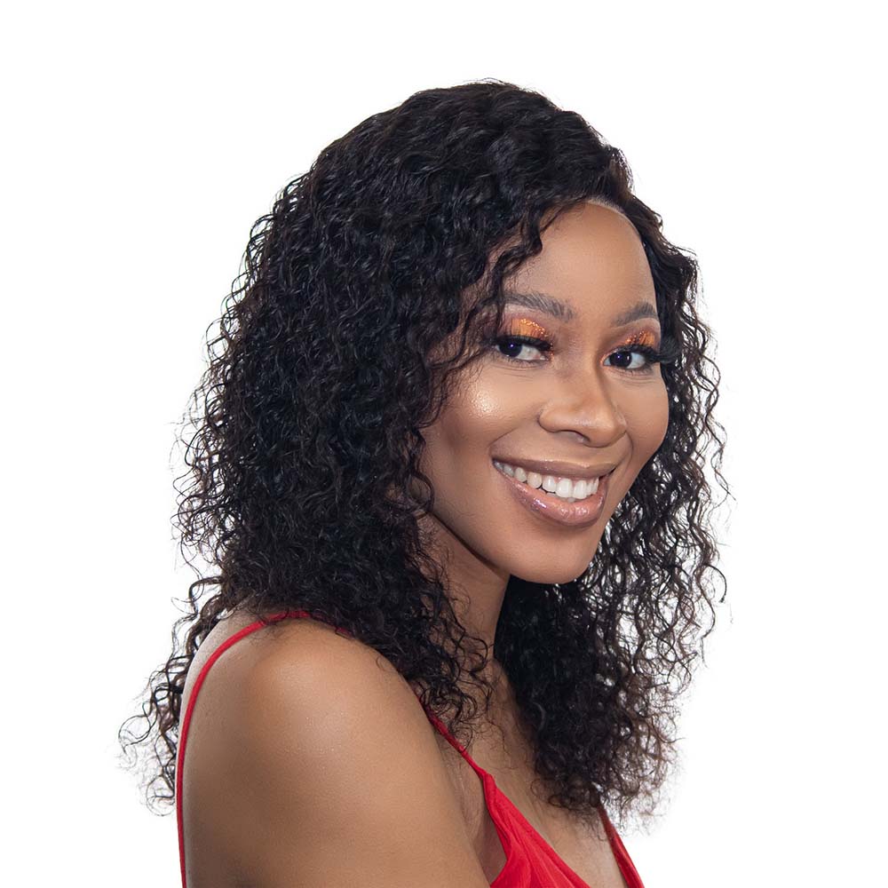 
                  
                    FEATURED 28" Malaysian Curls Wig - 1# Black - 13A Grade -front
                  
                