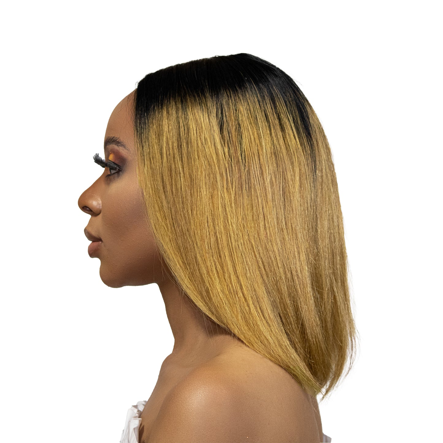 
                  
                    Straight Human Hair Wig - 27# Ombre Blonde-side-hairsa.co.za
                  
                