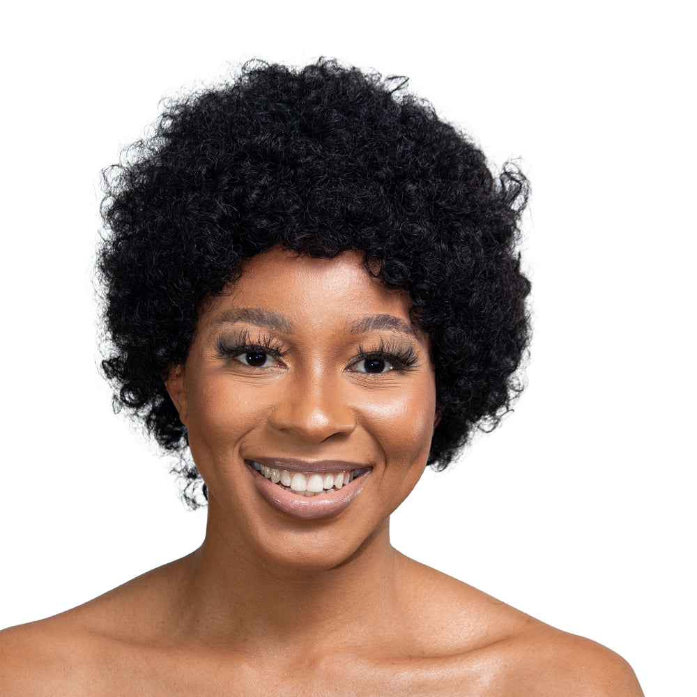 
                  
                    6" Curly Afro Wig - #Black
                  
                