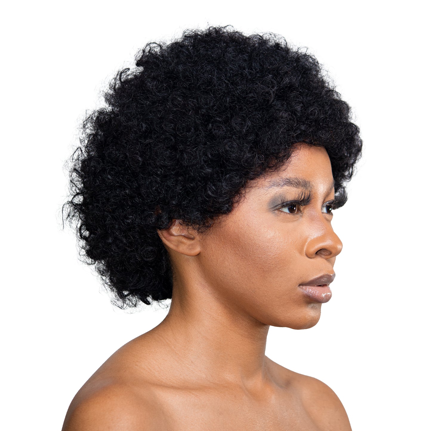 
                  
                    6" Curly Afro Wig - #Black-side
                  
                