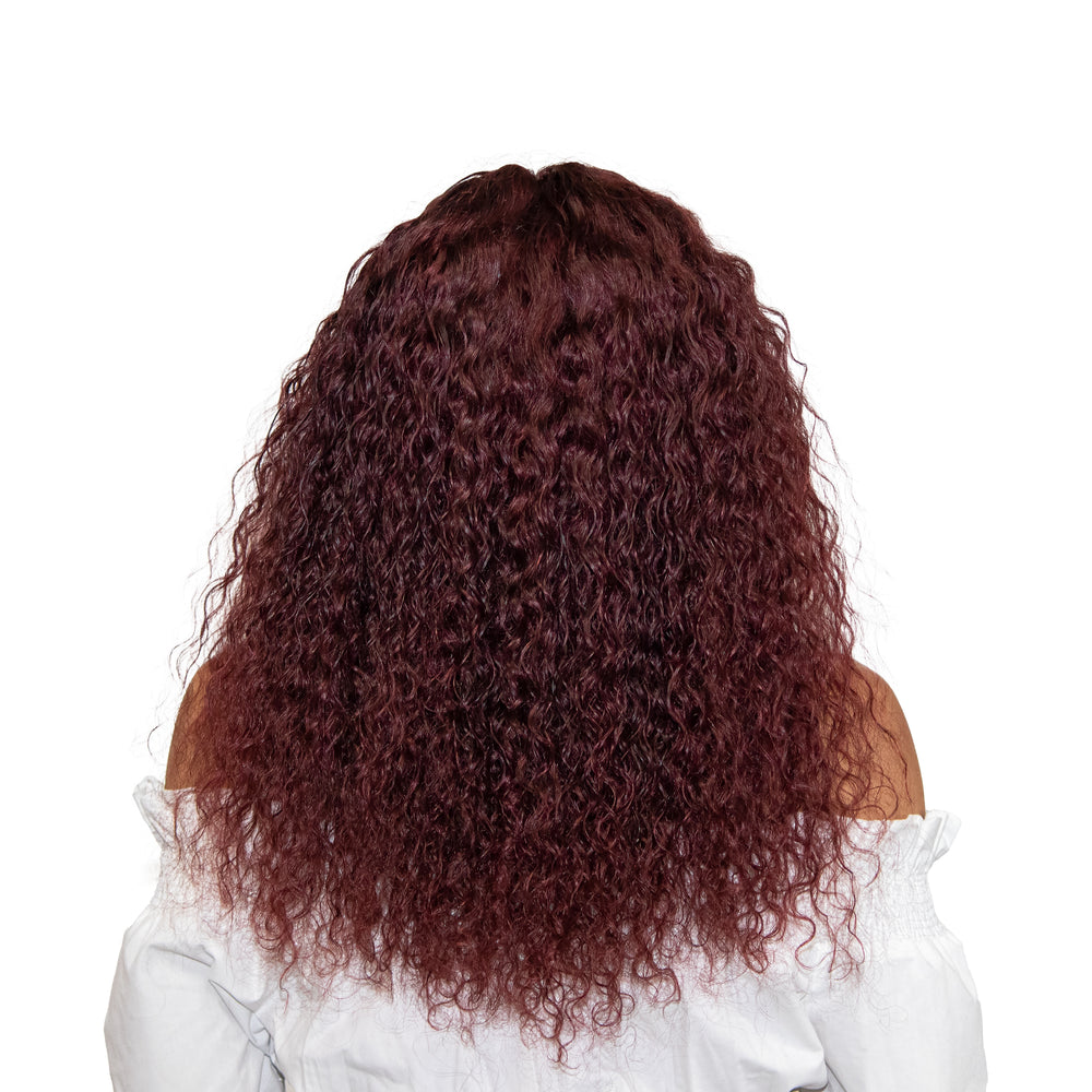 
                  
                     Deep Wave Lace Frontal Wig - # Burgundy-front-hairsa.co.za
                  
                