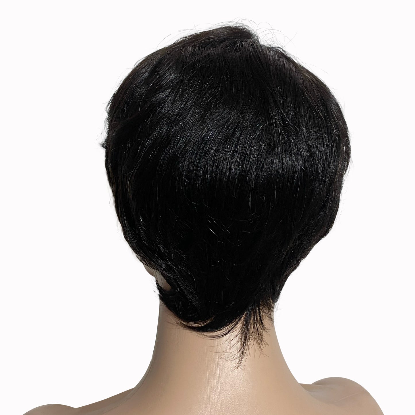
                  
                    6" Pixie Cut Wig - 1# Black -back- 13A Grade - HairSA.co.za
                  
                
