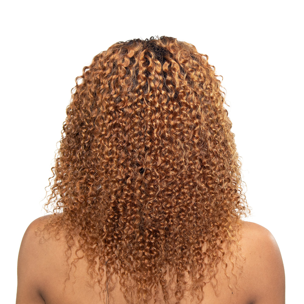 
                  
                    18" Jerry Curls Frontal Lace Wig - 1# Brown-Back
                  
                