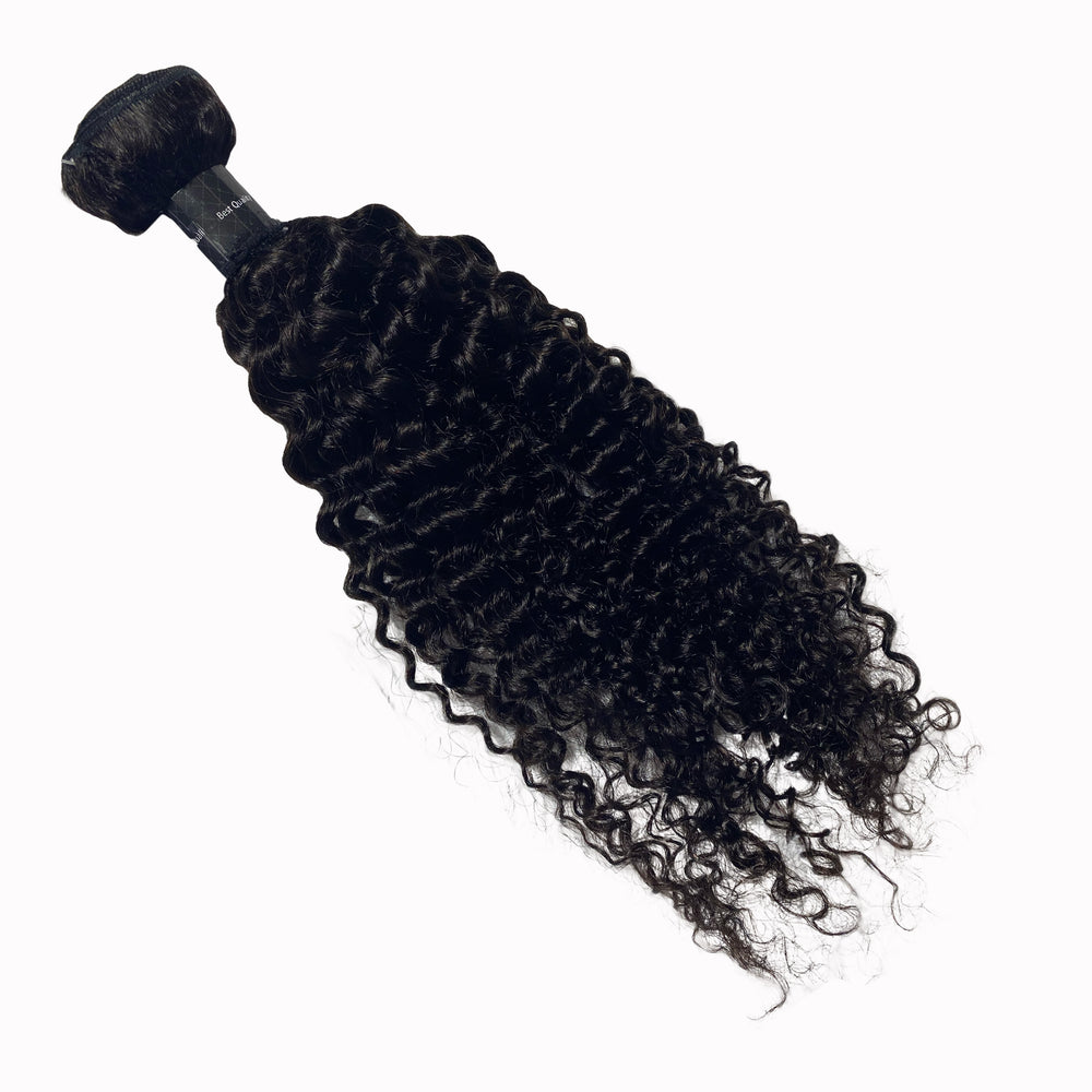 18" Jerry Curls Bundle - 1# Black