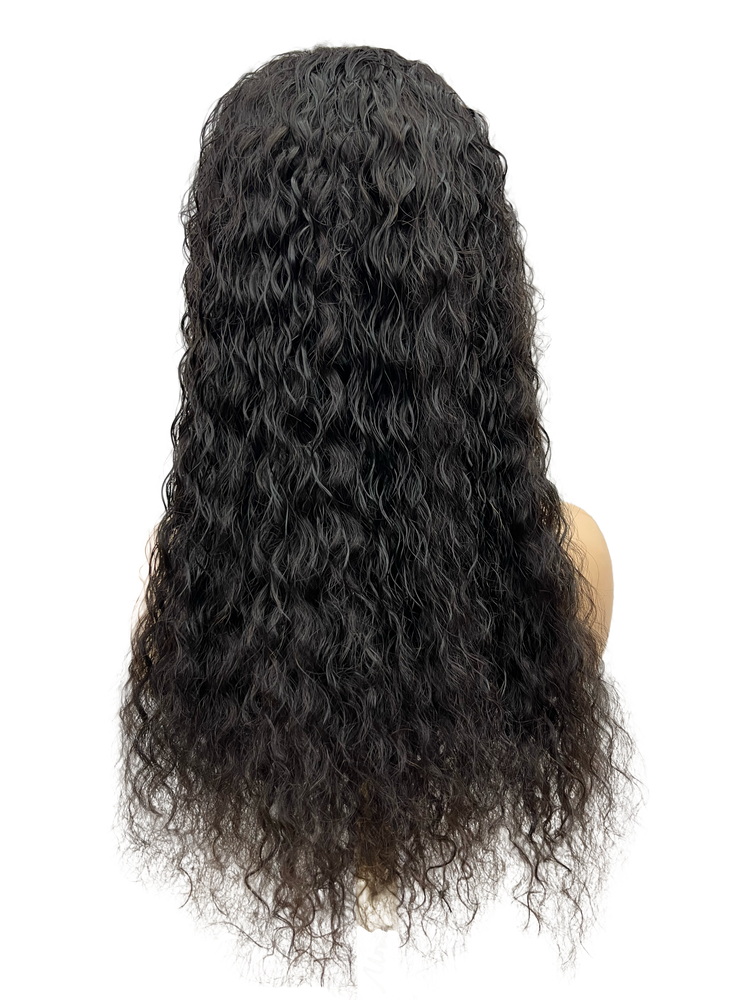 
                  
                    28" Loose Deep Frontal Lace Wig - 1# Black - 13A Grade-back
                  
                