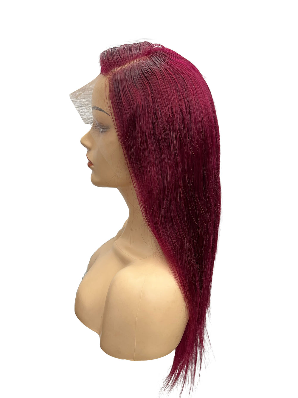 Maroon lace outlet front wig